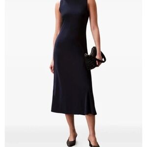 Calvin Klein Classic Sleeveless Midi Dress